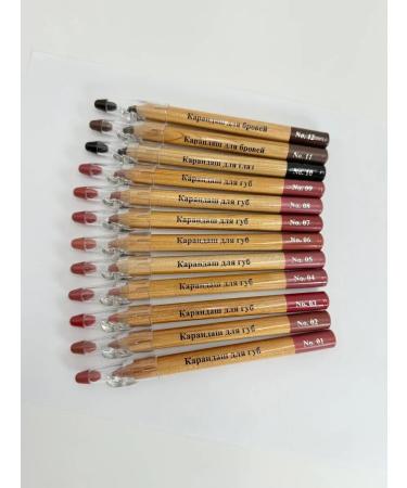ac349 A set of pencils for the lips of eyebrows and eyes - Buy Online on GoSupps.com