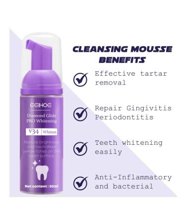 Eelhoe teeth whitening tooth cleansing of mousse stains for uh ... - Buy Online on GoSupps.com