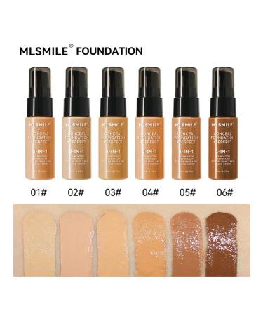Mlsmile tonal cream 6 shades waterproof and resistant to cm ... - Buy Online on GoSupps.com