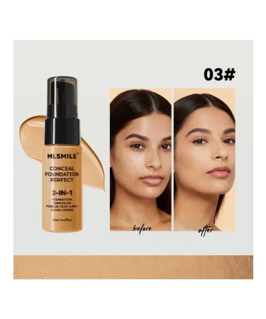 Mlsmile 6 shades of tonal cream sustainable does not slide off water ... - Buy Online on GoSupps.com