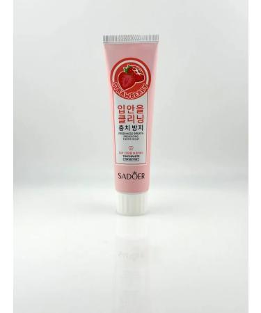 KJO309 Toothpaste with the taste of strawberries against caries - Buy Online on GoSupps.com