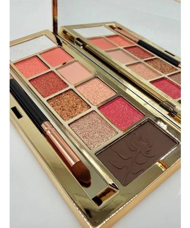 ZiZi Palette of eyelid shadows with a tone brush5 - Buy Online on GoSupps.com