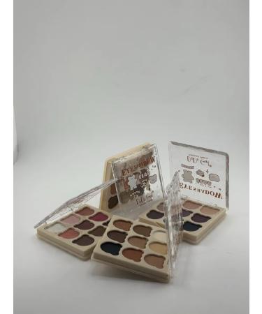 PNA Palette shadows for eyelids 9 colors matte and shimmer tone 1 - Buy Online on GoSupps.com