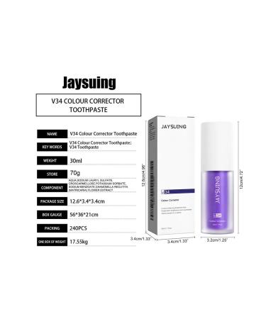 Jaysuing purple v34 tooth whitening - Buy Online on GoSupps.com