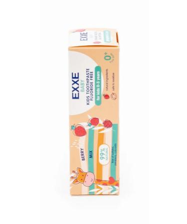 Exxe Baby toothpaste without fluorine from 0 to 3 years 50g 2 pcs - Buy Online on GoSupps.com