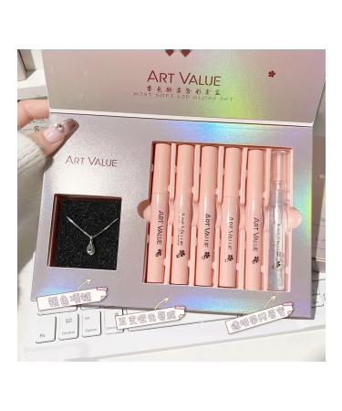 Via Pinky Set of liquid matte lipsticks and lip gloss + necklace - Buy Online on GoSupps.com