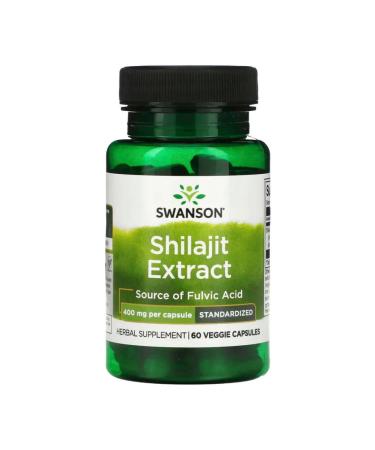 Swanson USA Mummy extract standardized 400 mg 60 capsules
