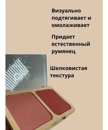 LI Liza Double pink blush for the face 04.09 - Buy Online on GoSupps.com