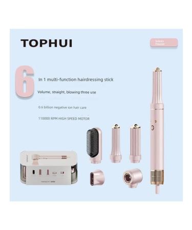 Fen-hairdryer 6-in-1 TOPHUI Cherry Pink