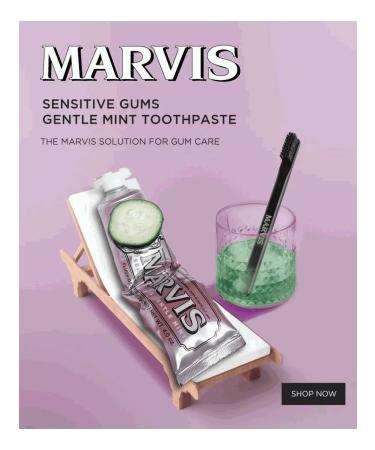 Marvis Sensitive Gums Gentle Mint Toothpaste for sensitive gums 75 ml