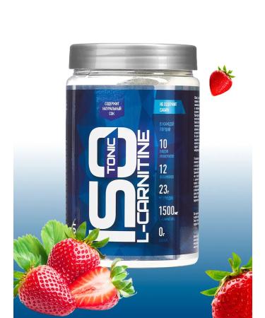 Rline Isotonic with L-carnitine strawberries 450 g - Buy Online on GoSupps.com