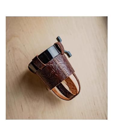 Brown bark (glossy) drinking holder