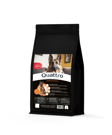 Quattro Dry food for dogs of the breed German shepherd turkey 3kg