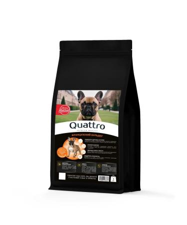 Quattro Dog food for dogs French bulldog turkey 3 kg