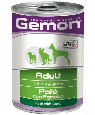 Gemon Dogs adult lamb 400g x 12 pcs - Buy Online on GoSupps.com