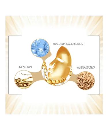Facial mask 24k gold with collagen moisturizing anti -zero - Buy Online on GoSupps.com