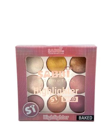 Sparkly6 Palette of Facial Faces and Body Highlights Baked - Buy Online on GoSupps.com