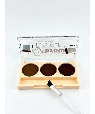 Sparkly6 Eyebrow shadows Dodo Girl matte persistent