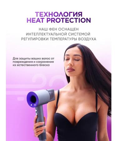 Hair hair dryer is professional small with 5B1 nozzles - Buy Online on GoSupps.com