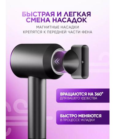 Hair hair dryer is professional small with 5B1 nozzles - Buy Online on GoSupps.com