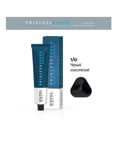 Estel Professional Hair dye 1 0 Black Essex Princess 60 ml