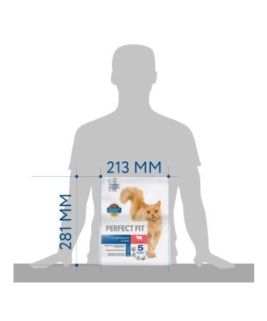 PERFECT FIT Dry food for cats living in the room beef 1.2kg - Buy Online on GoSupps.com