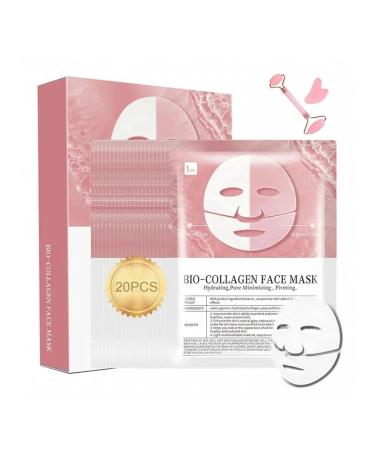 Collagen night mask against wrinkles and to moisturize