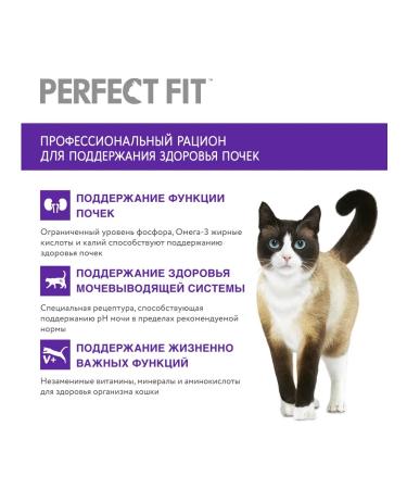 PERFECT FIT Dry food for kids for kidneys turkey 1.2kg - Buy Online on GoSupps.com