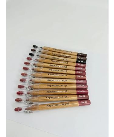 Seniya A set of cosmetic pencils for lips eyes and eyebrows - Buy Online on GoSupps.com