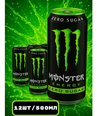 Energy drink Monster Energy Green Zero 500ml 12pcs
