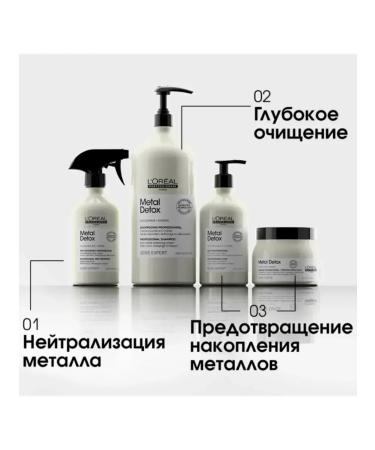 L'Oreal Professionnel Metal Detox hair shampoo 250ml - Buy Online on GoSupps.com