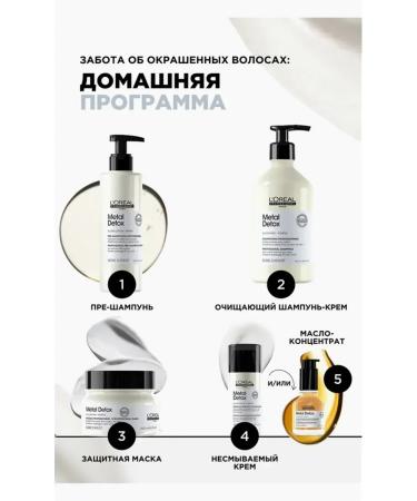 L'Oreal Professionnel Metal Detox hair shampoo 250ml - Buy Online on GoSupps.com