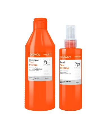BIG LLC Professional Hair Care Set: Shampoo + Thickening Fluid