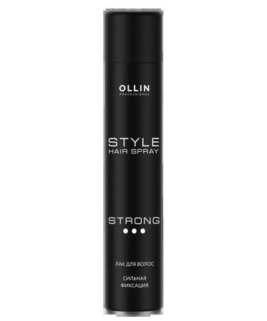 hair shampoo OLLIN STYLE LAC Hair Strong fixation 500 ml