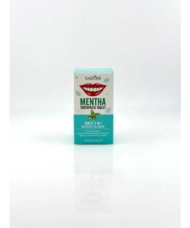 NiceBits Toothpaste in tablets mint taste - Buy Online on GoSupps.com