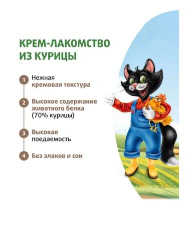 Mnyams Cream for cats Farm Cat Fedor Tuna 15g x 4pcs - Buy Online on GoSupps.com