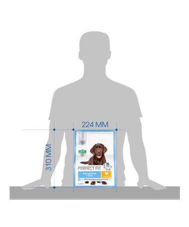 PERFECT FIT Dry food for puppies of medium and large breeds chicken 1.4kg - Buy Online on GoSupps.com