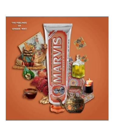 Marvis GINGER MINT toothpaste Mint and ginger 85 ml