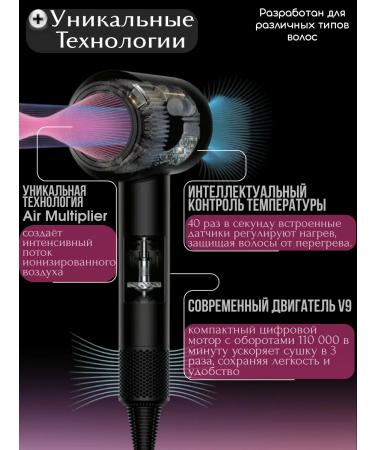 Dyson Professional hair hair dryer with HD08 nozzles - Buy Online on GoSupps.com