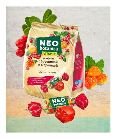 Neo Botanica Sweets with lingonberries and cloudberries 200g 6pcs - Buy Online on GoSupps.com