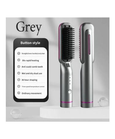 Comb-rectifier 2-in-1 star gray button