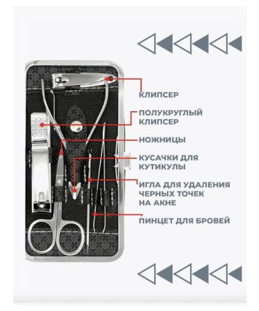 SmartLine Manicure set for nails in a case 19V1 - Buy Online on GoSupps.com