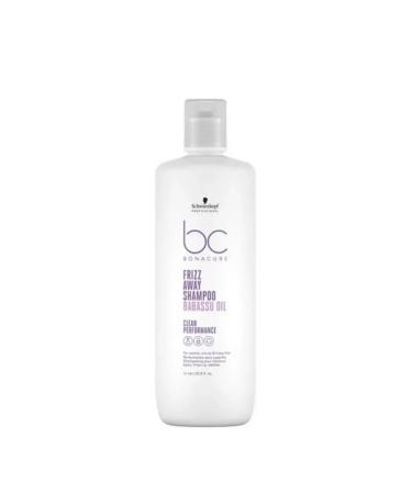 Schwarzkopf Professional Bonacure Frizz Away Shampoo for Smoothing Frizz and Unruly Hair 1000 ml