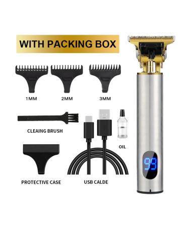 German razor-serebly LCD display haircut+shaving