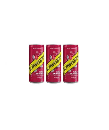 Schweppes Drinking drink Wild Berry 6 pcs 330 ml - Buy Online on GoSupps.com