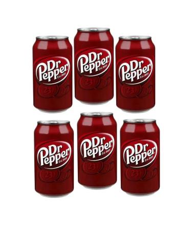 Dr Pepper Classic USA carbonated drink 6 pcs 355 ml