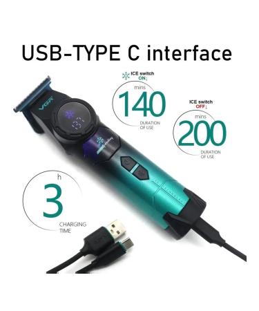 Accurate trimmer with cooling for an ideal haircut