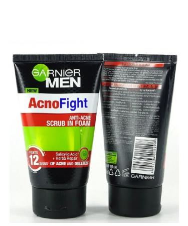 Garnier Face Scrub Men Anti-Acne Scrub in Foam - Buy Online on GoSupps.com