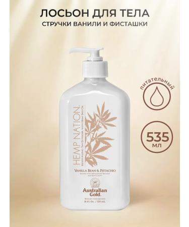 Australian Gold Hemp Nation Vanilla Bean & Pistachio nutritious lotion