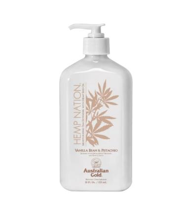 Australian Gold Hemp Nation Vanilla Bean & Pistachio nutritious lotion - Buy Online on GoSupps.com